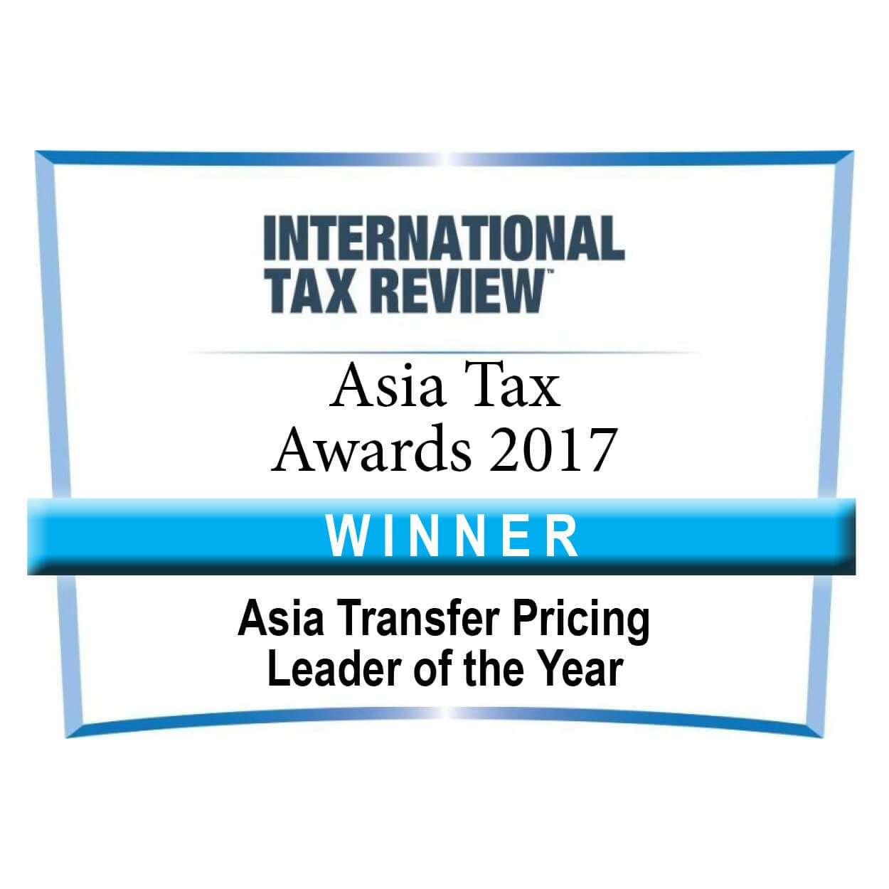 Asia TP Leader of the Year/Shannon Smit Asia Tax Awards Winner 2017